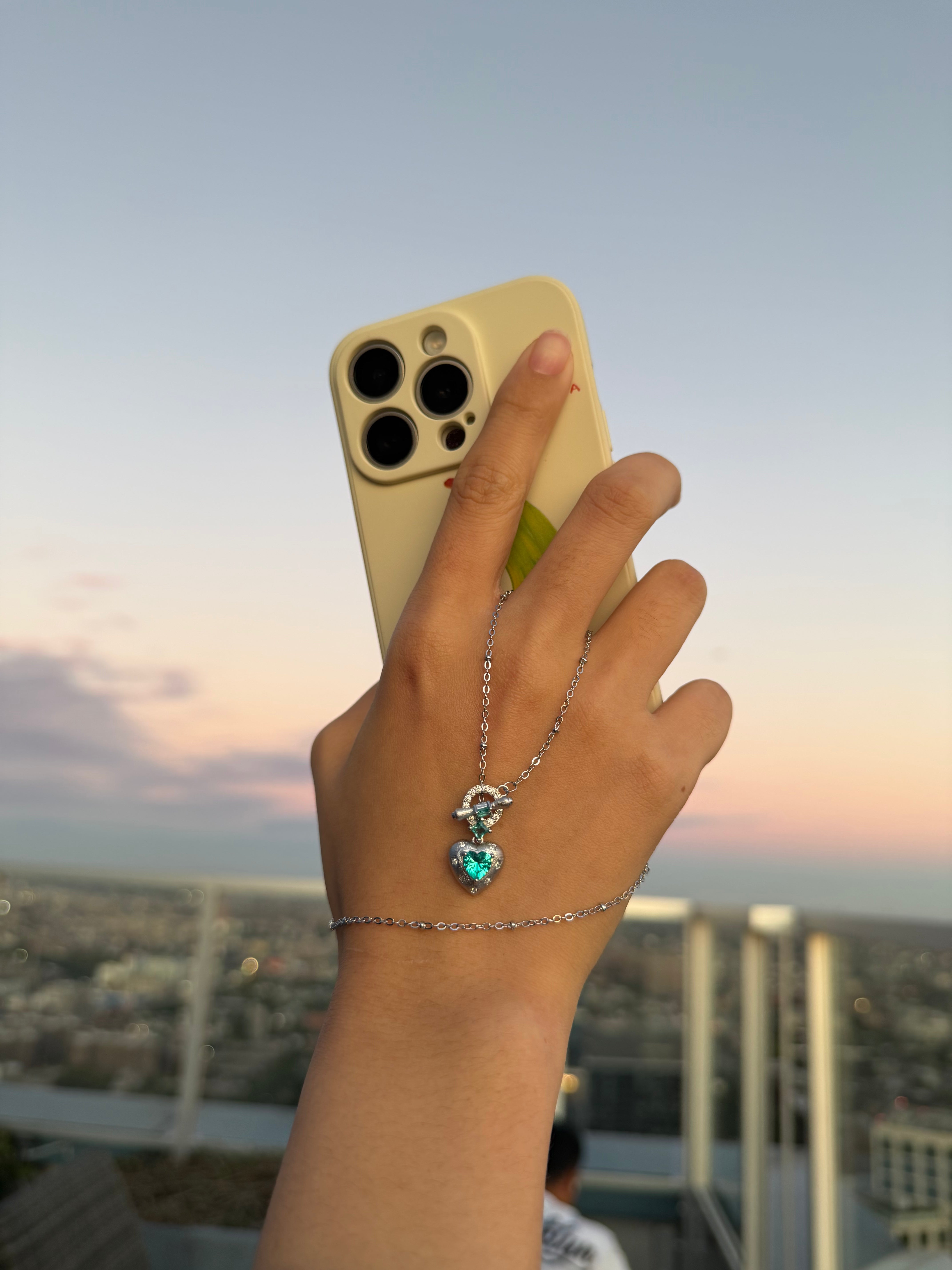 Emerald Lock Heart