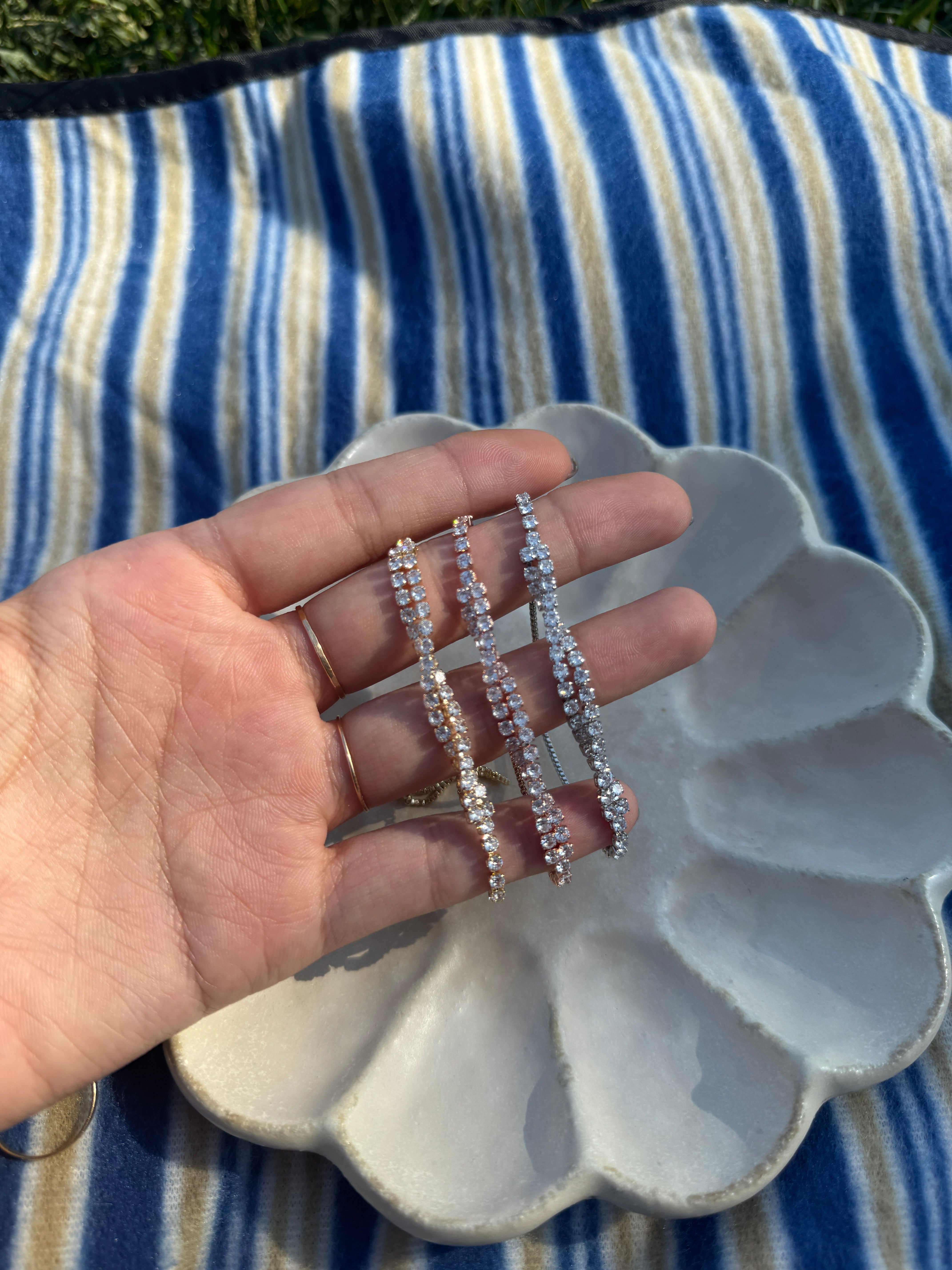 Celeste Tennis Bracelet - Halfhalf Jewelry