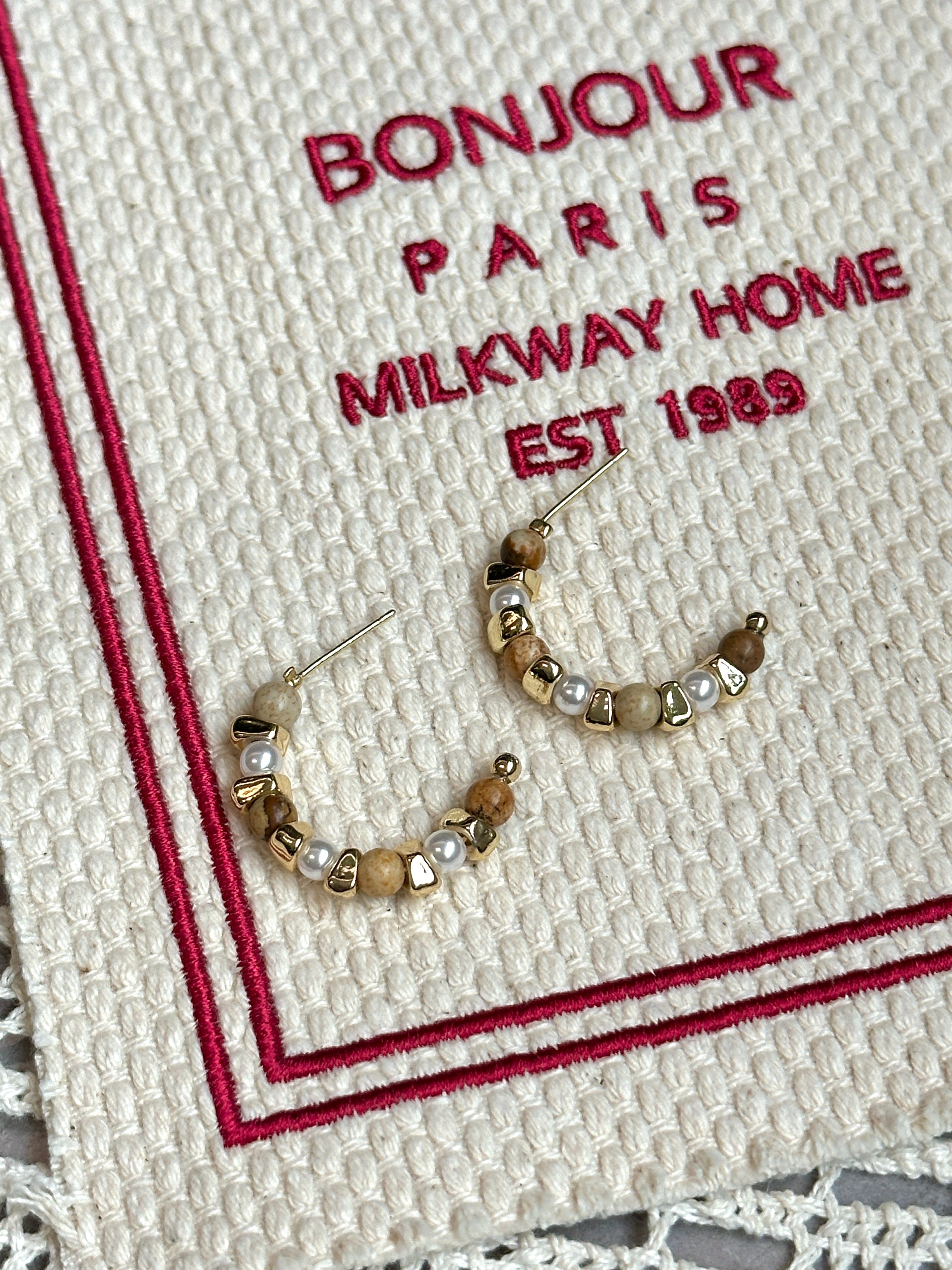 Crushed Stone - Halfhalf Jewelry