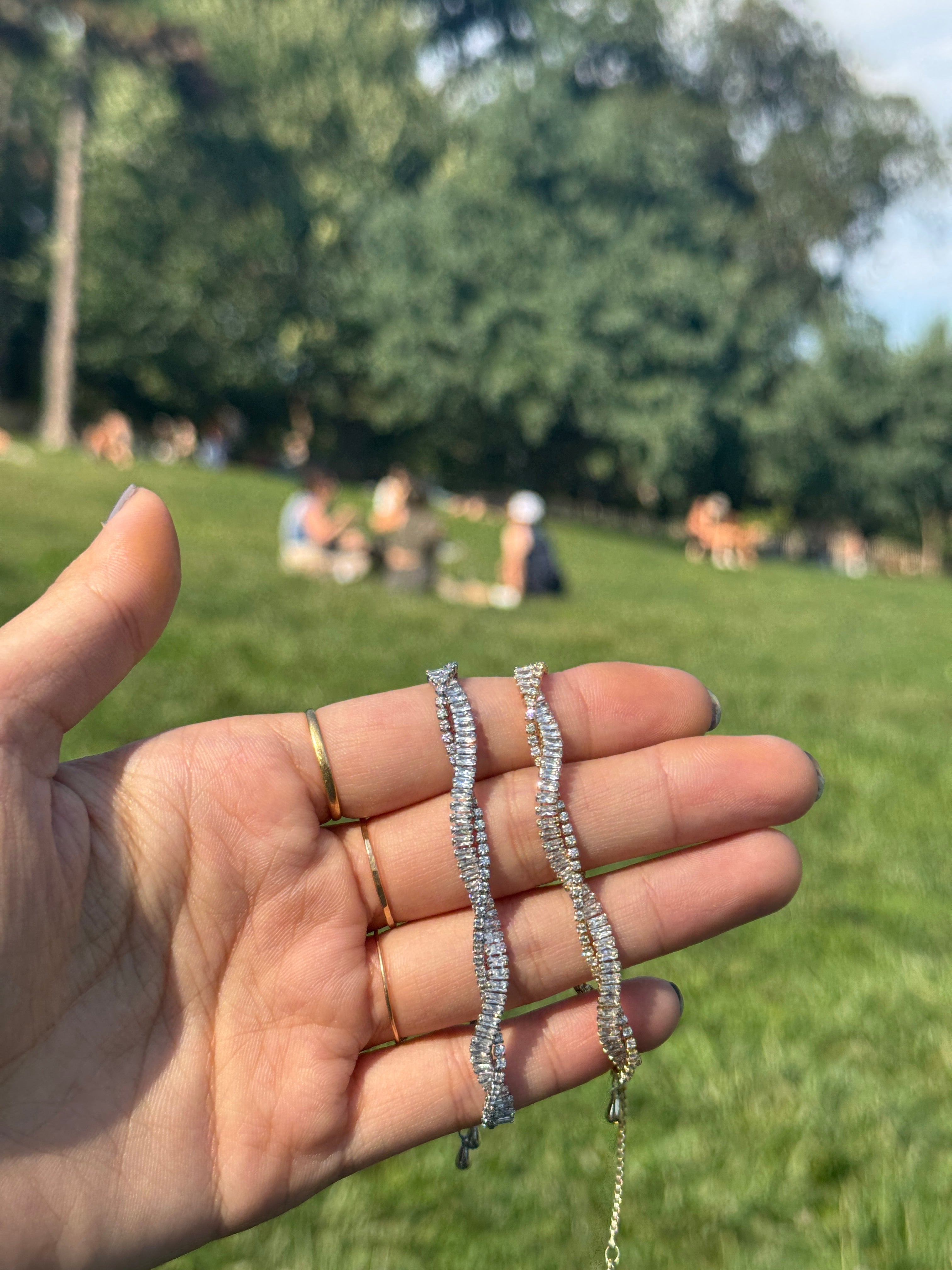 Elise Tennis Bracelet - Halfhalf Jewelry