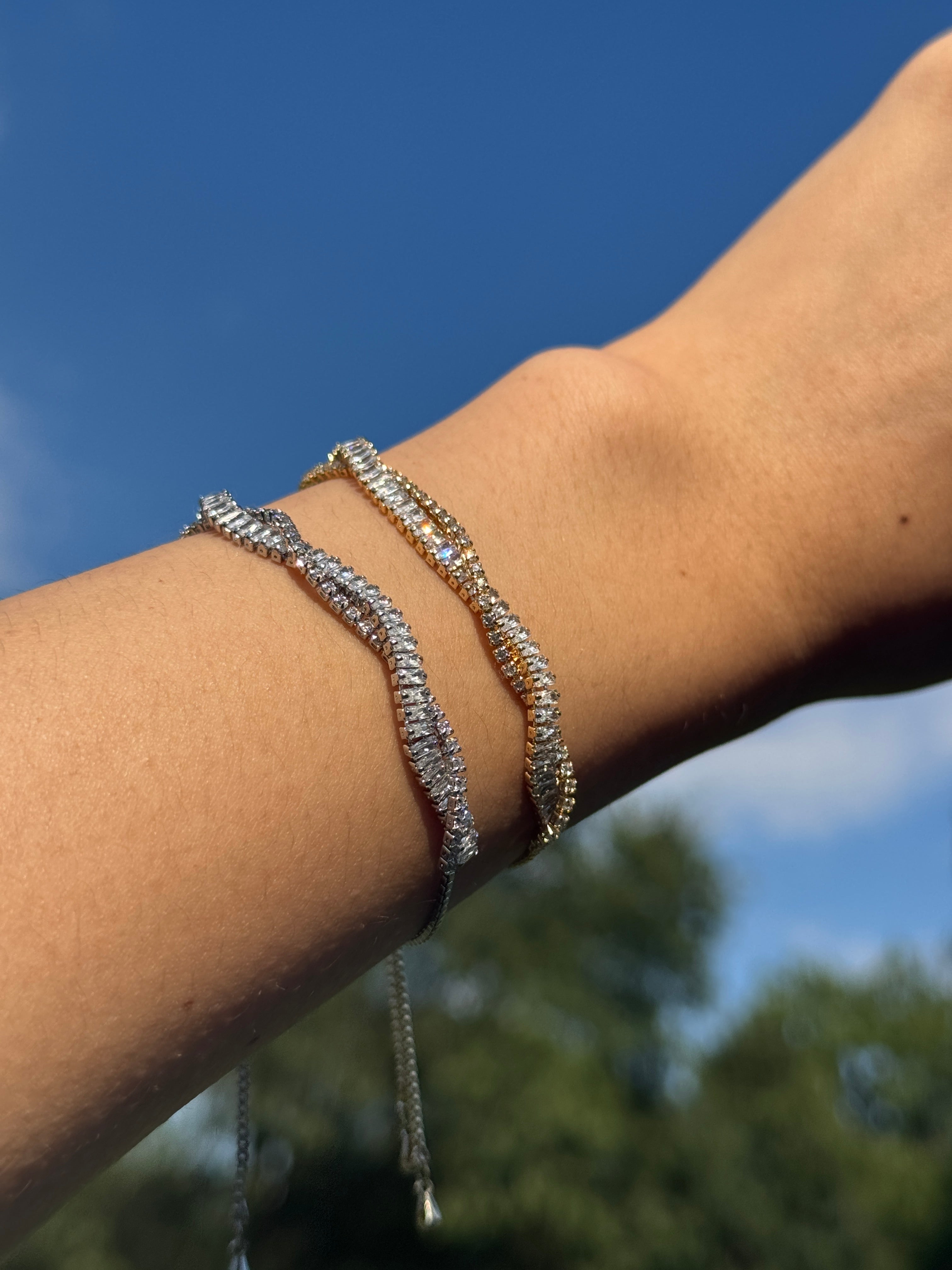 Elise Tennis Bracelet - Halfhalf Jewelry