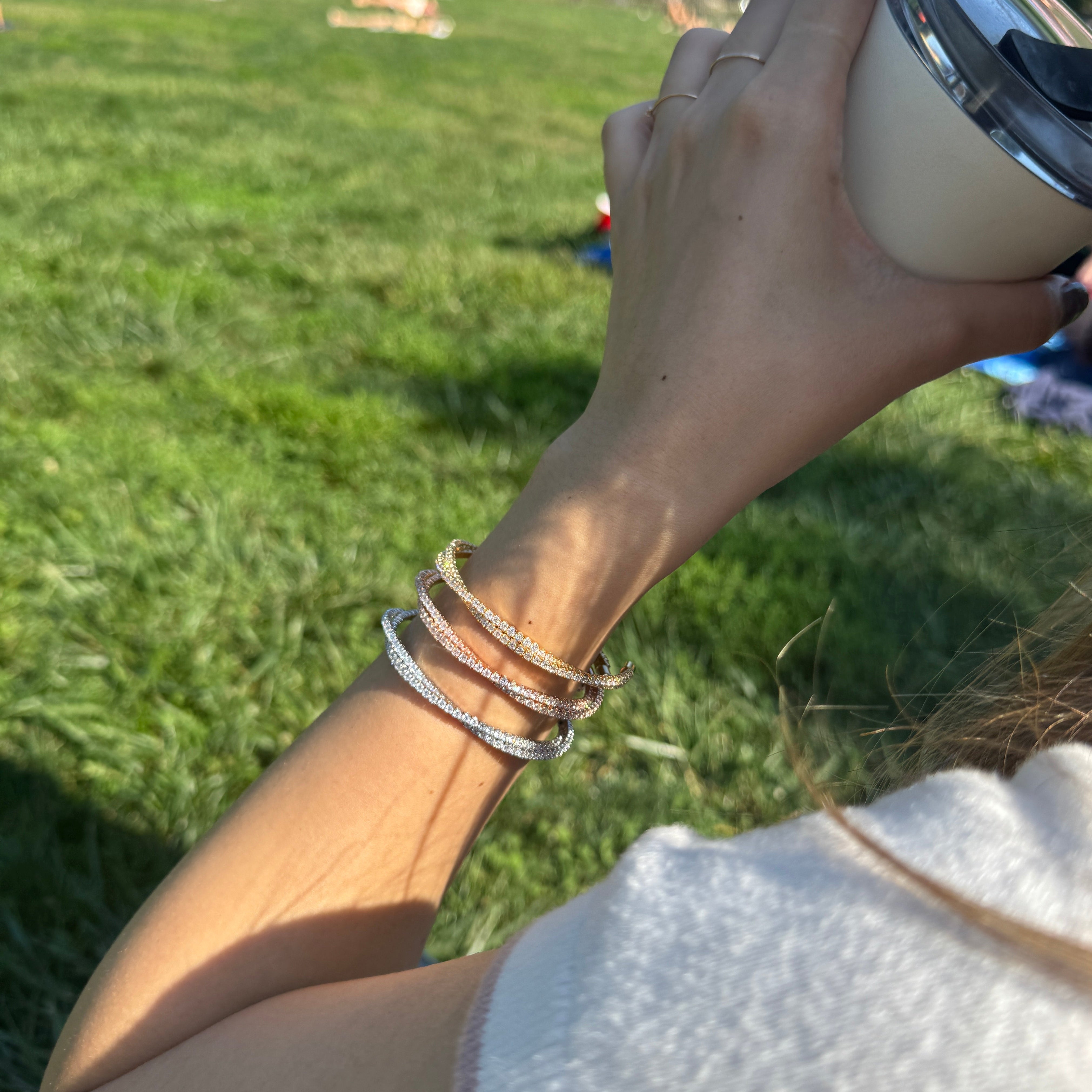 Isla Tennis Bracelet - Halfhalf Jewelry