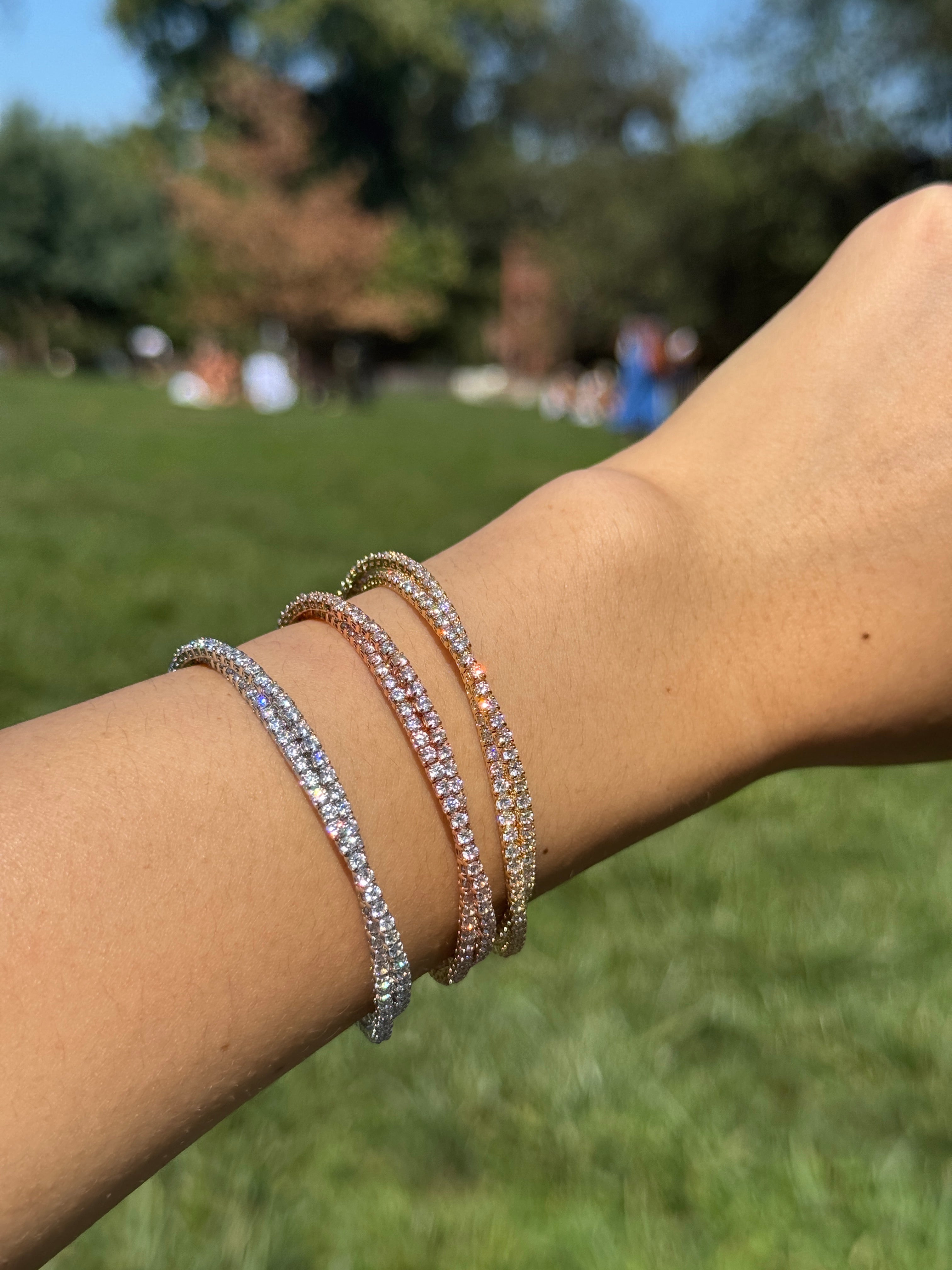 Isla Tennis Bracelet - Halfhalf Jewelry