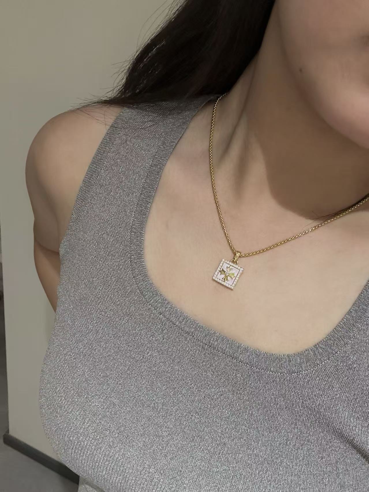 Pink Compass - Halfhalf Jewelry