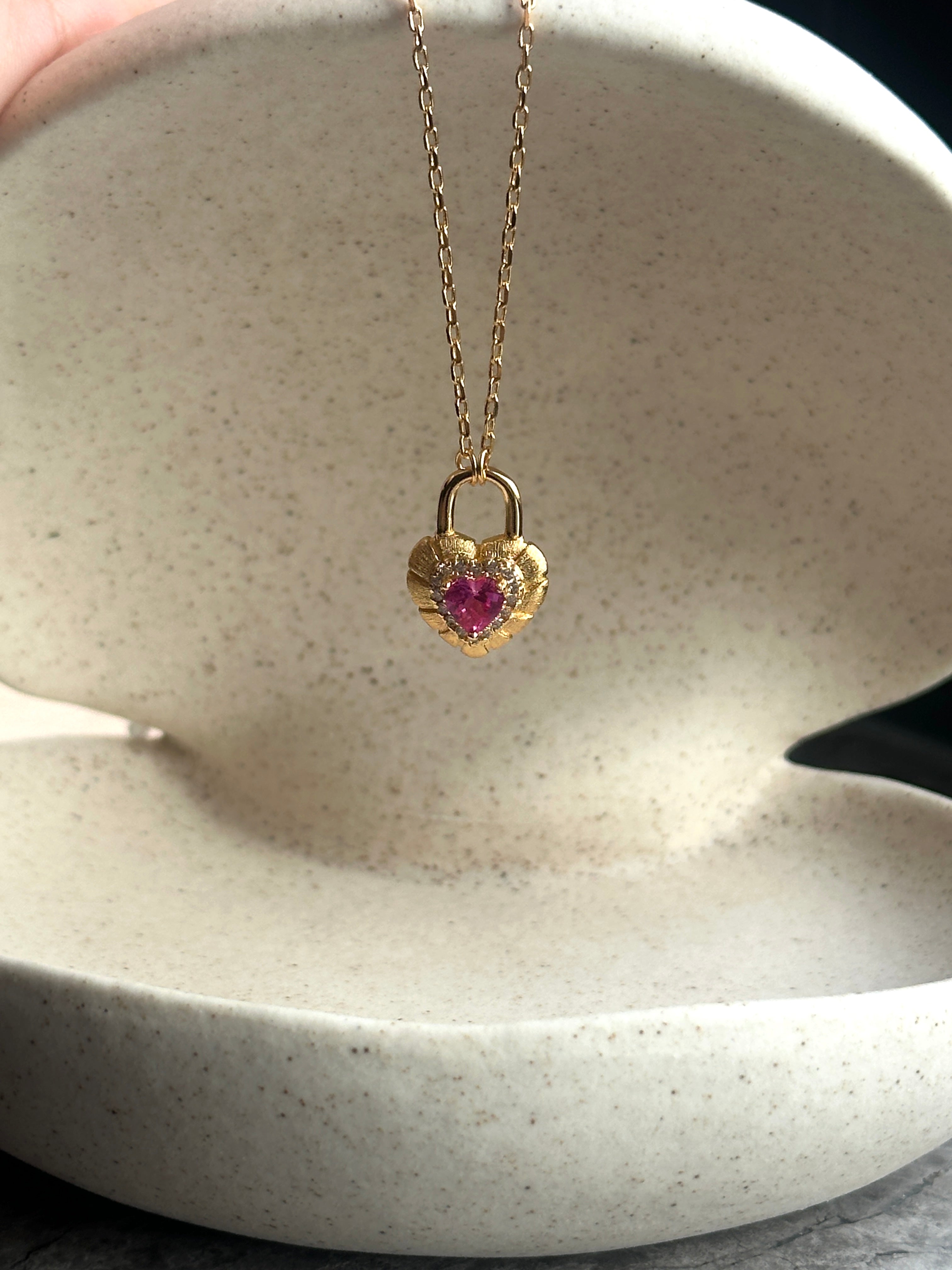 Rosé Lock - Halfhalf Jewelry