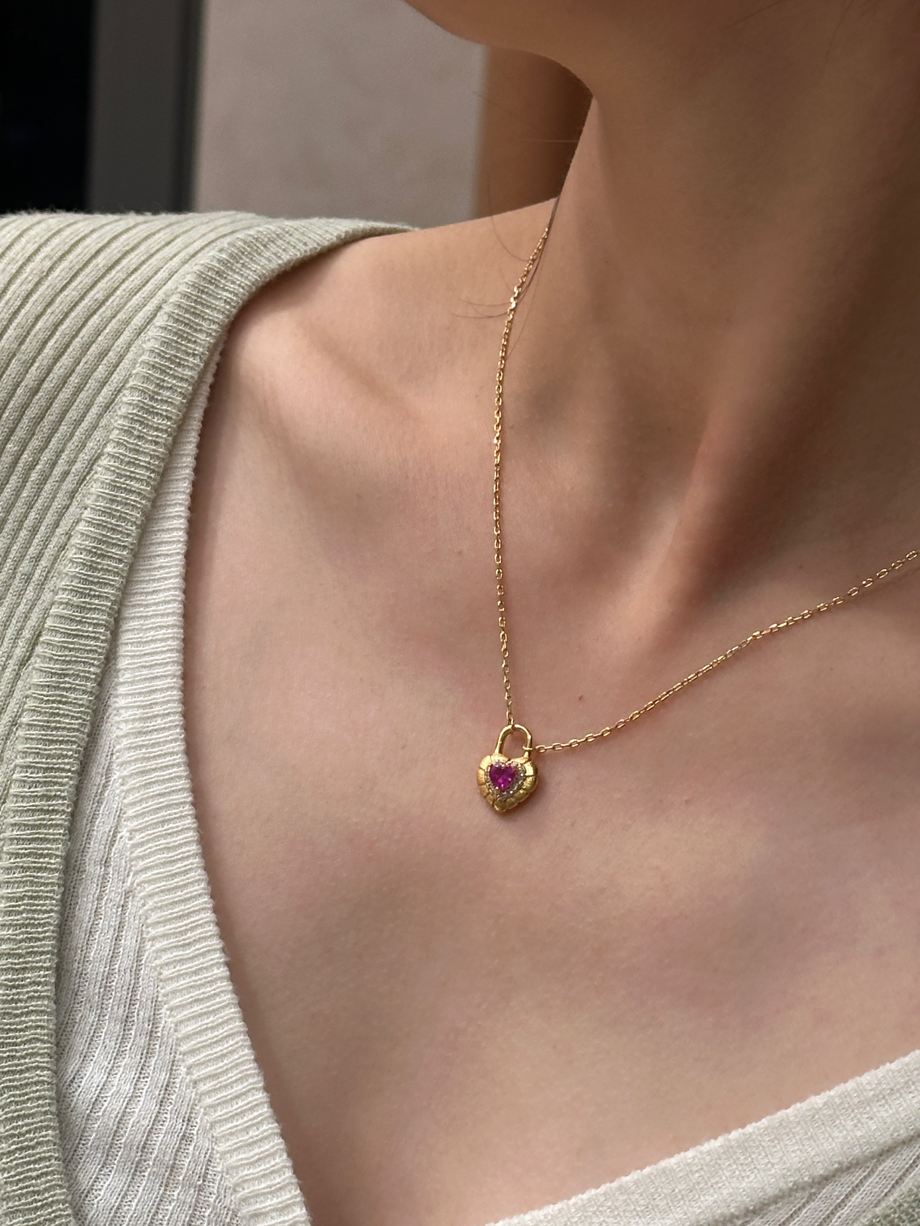 Rosé Lock - Halfhalf Jewelry