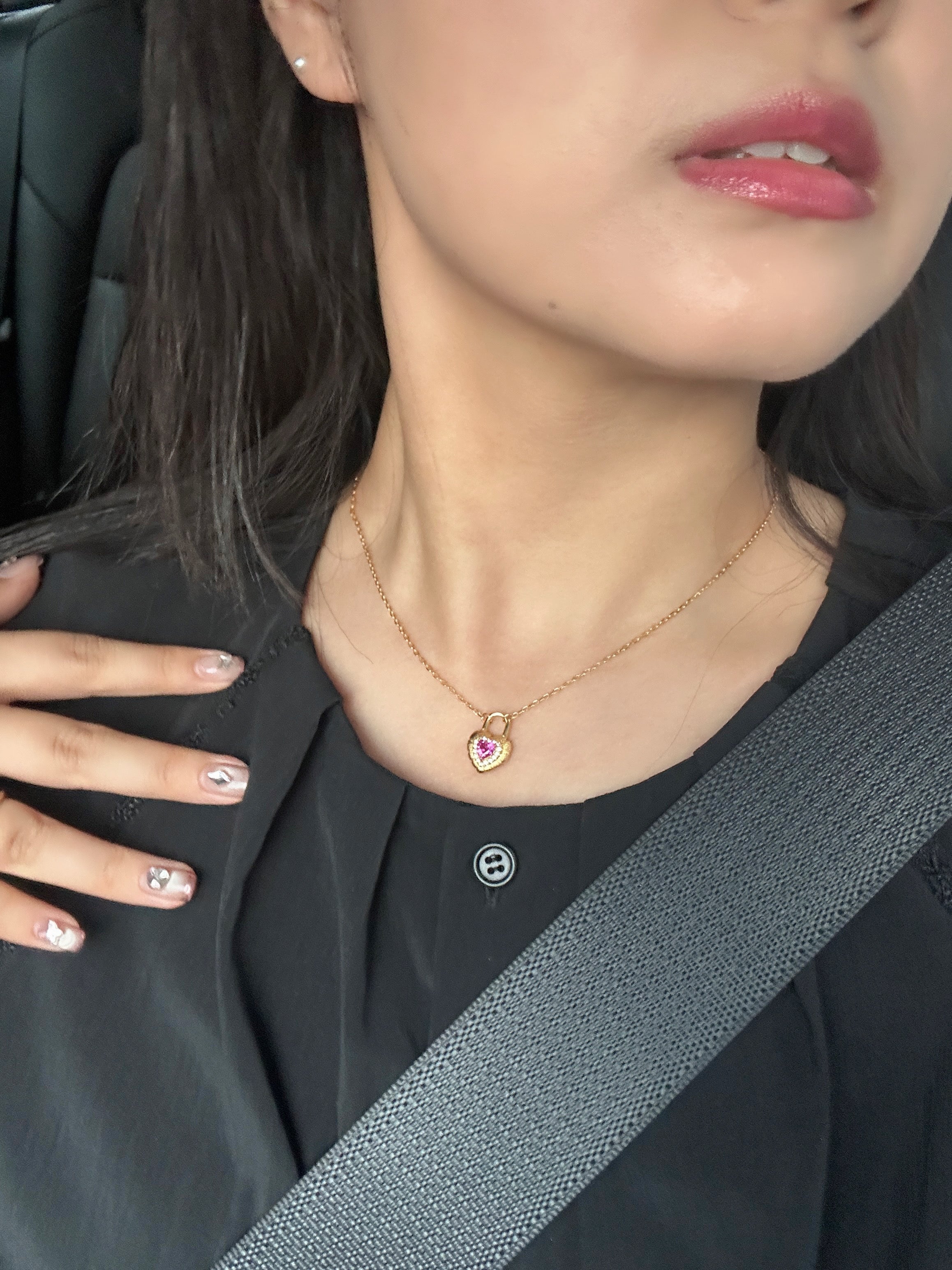 Rosé Lock - Halfhalf Jewelry