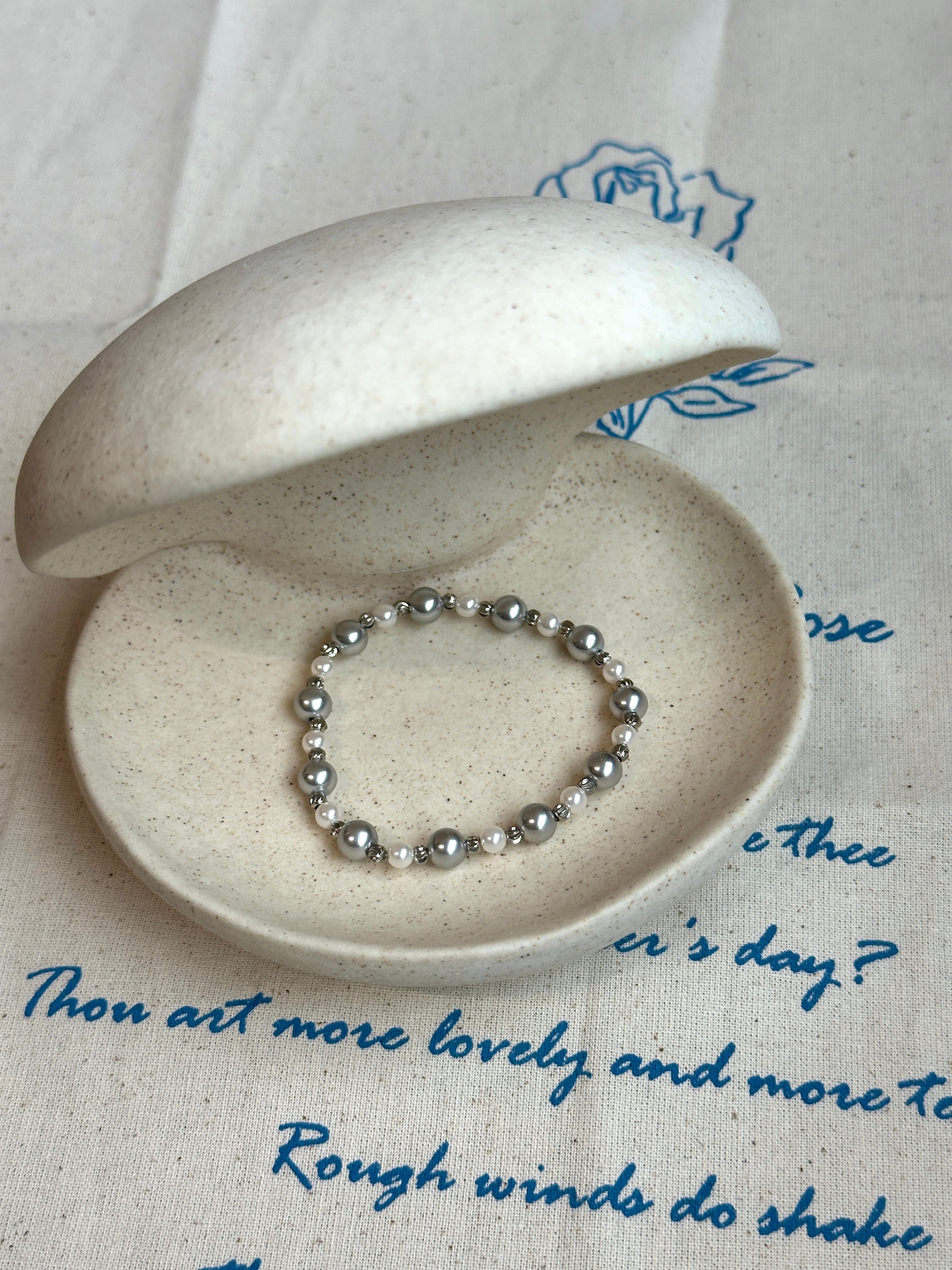 Silver & Ivory - Halfhalf Jewelry