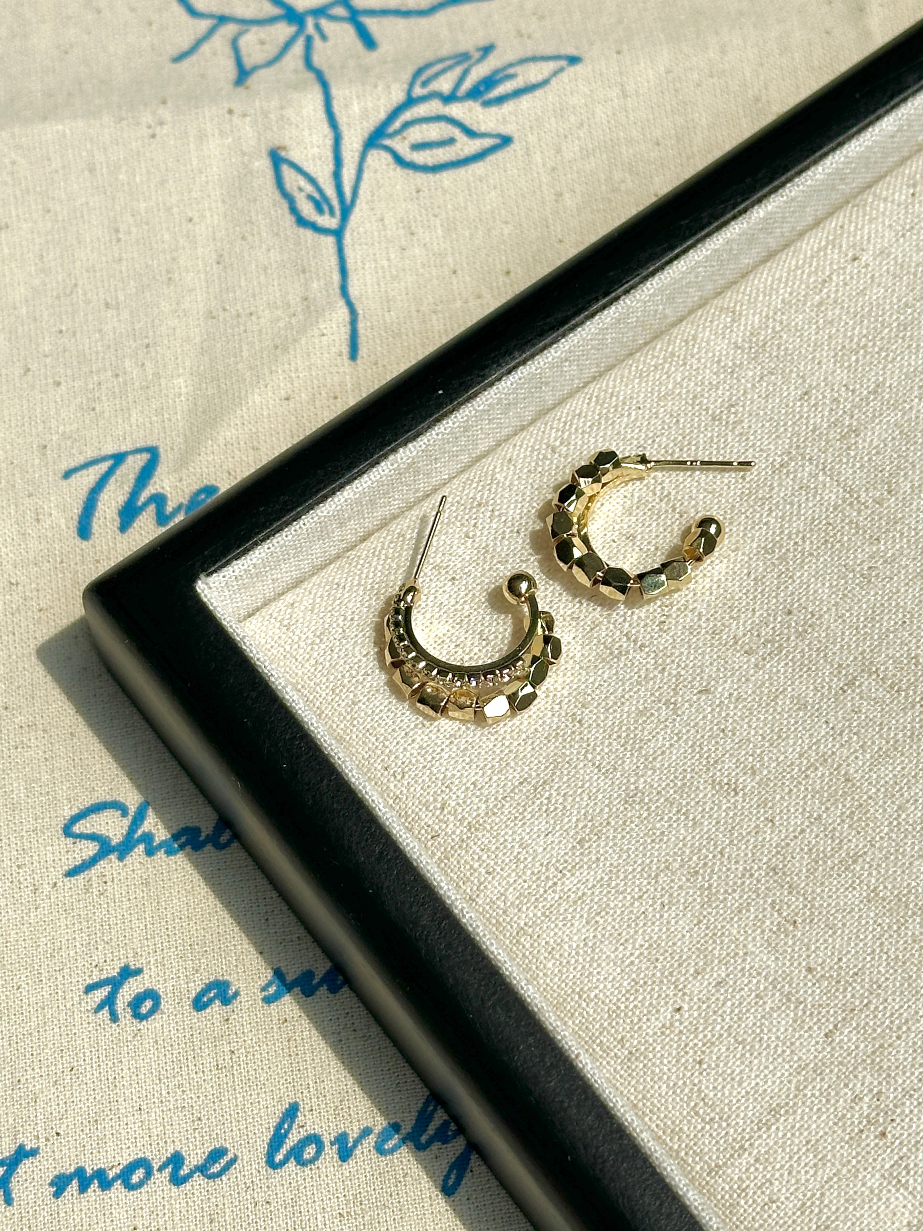 The Dual Hoop - Halfhalf Jewelry