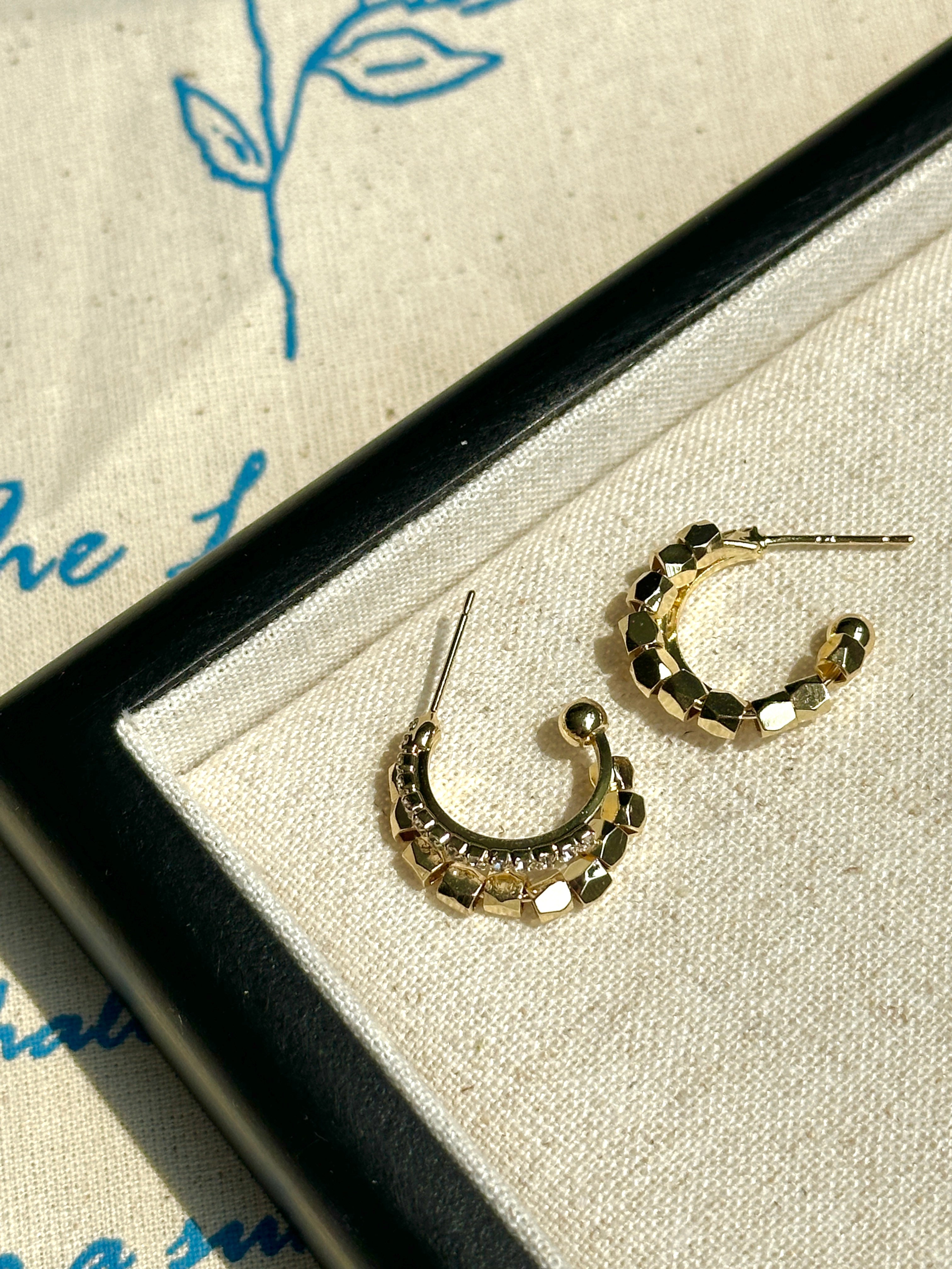 The Dual Hoop - Halfhalf Jewelry