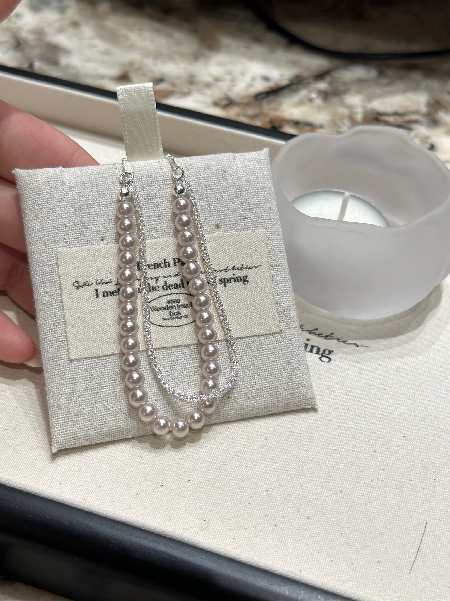 Whisper Pearl Bracelet - Halfhalf Jewelry